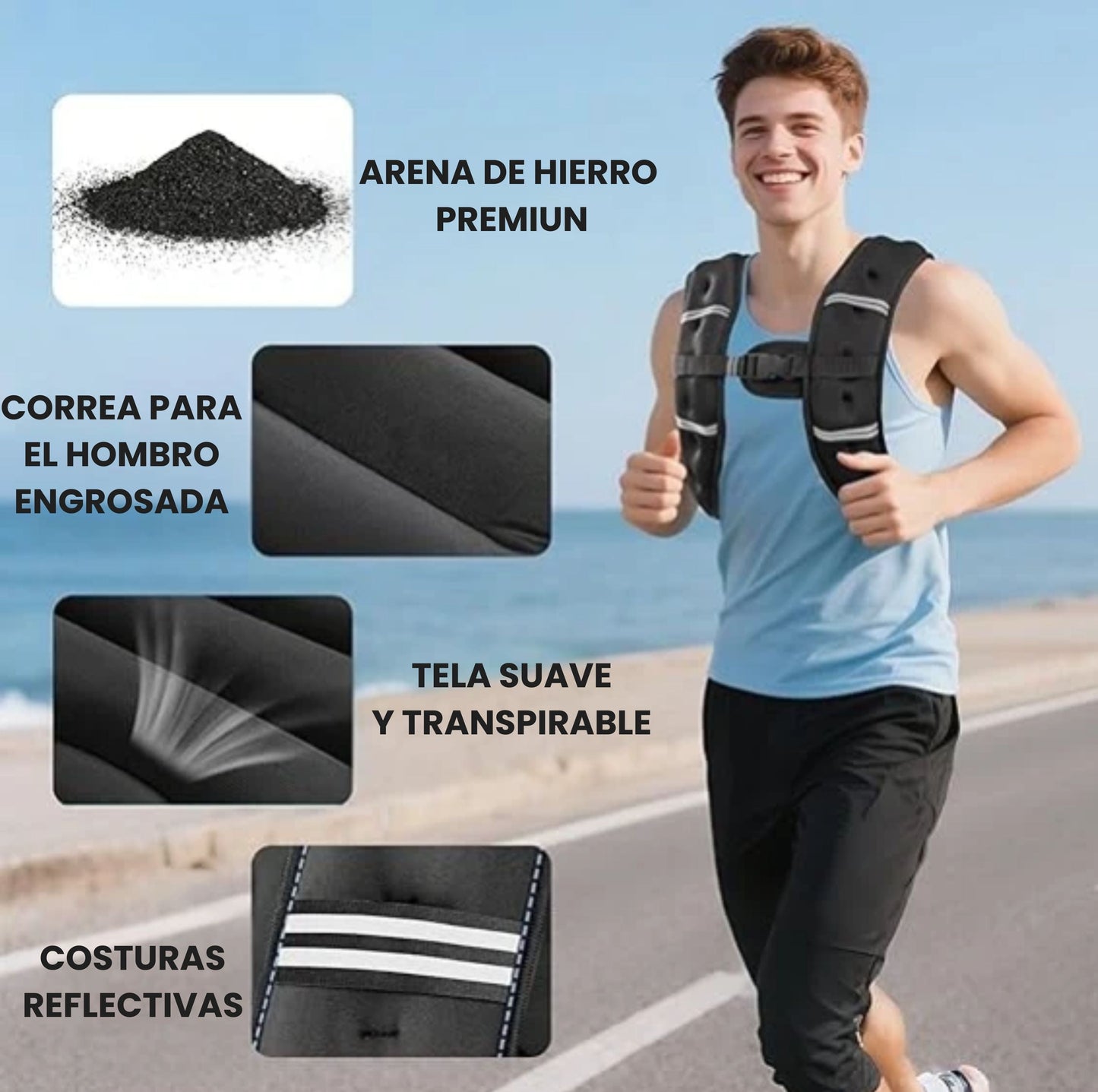 Chaleco Con Peso  5kg