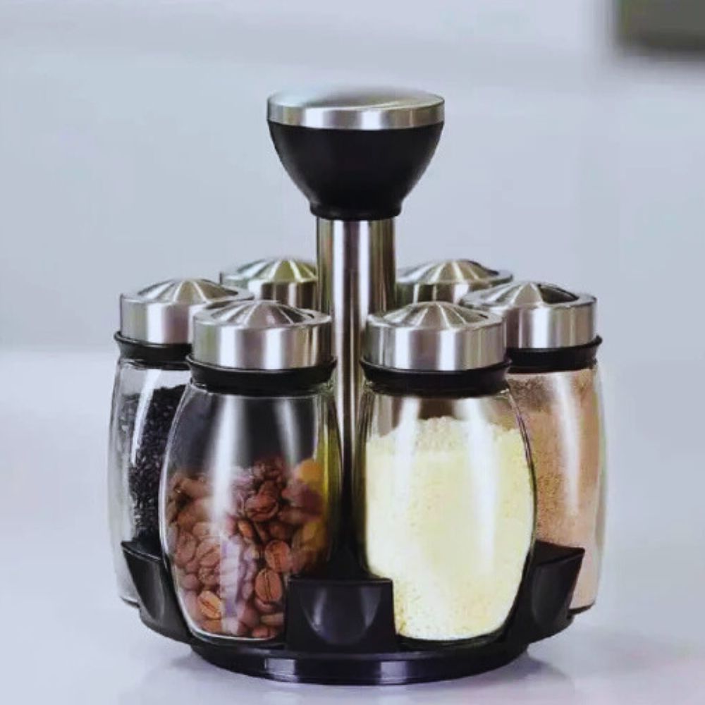 condimentera giratoria, organizador de especias 